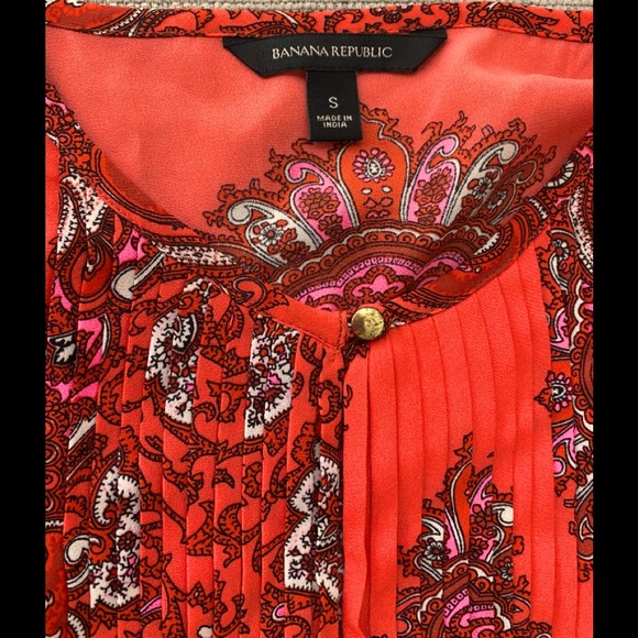 Banana Republic Sleeveless Paisley Top - Picture 3 of 8